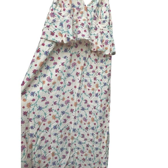 Jenny K Future Collective Dress Floral Empire Ruffle Midi Sundress Size 14 NWOT - Picture 3 of 8
